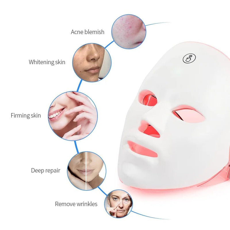 Máscara de LED - Tratamento Facial - Escolha Certa